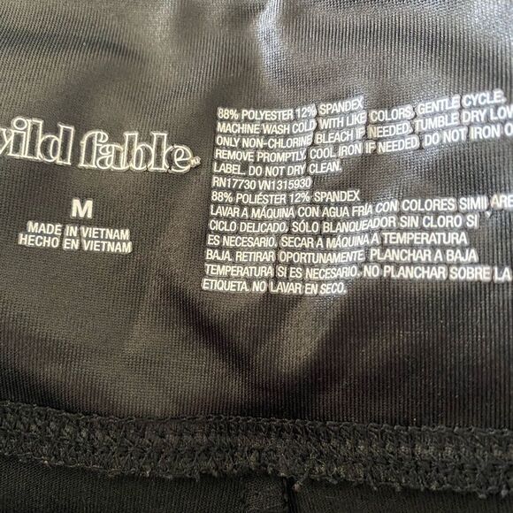Wild Fable black hi-rise leggings size medium - Picture 4 of 4